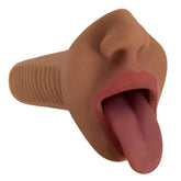 Mistress Mercedes Vibrating Mouth Stroker - Dark